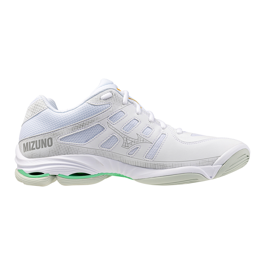 Mizuno WAVE VOLTAGE 2 White/Black/Frozen Emerald
